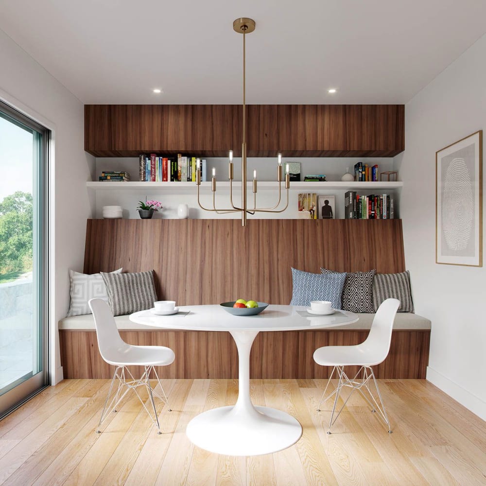 Lustre en métal laiton bruni — vue 3