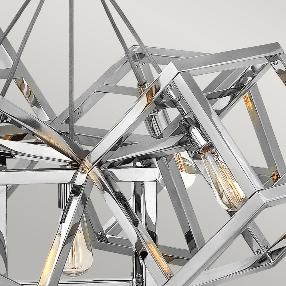 Suspension en métal nickel poli — vue 3