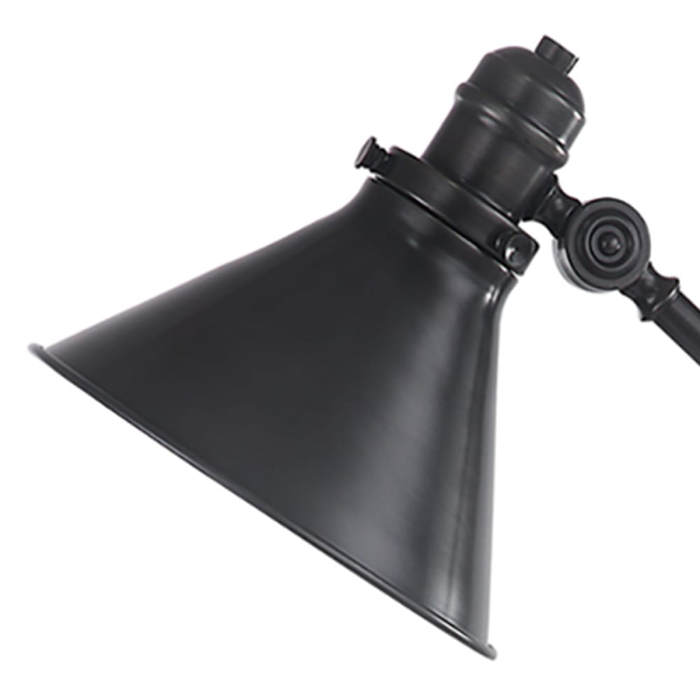Lampe à poser en métal noir H: 66cm — vue 3