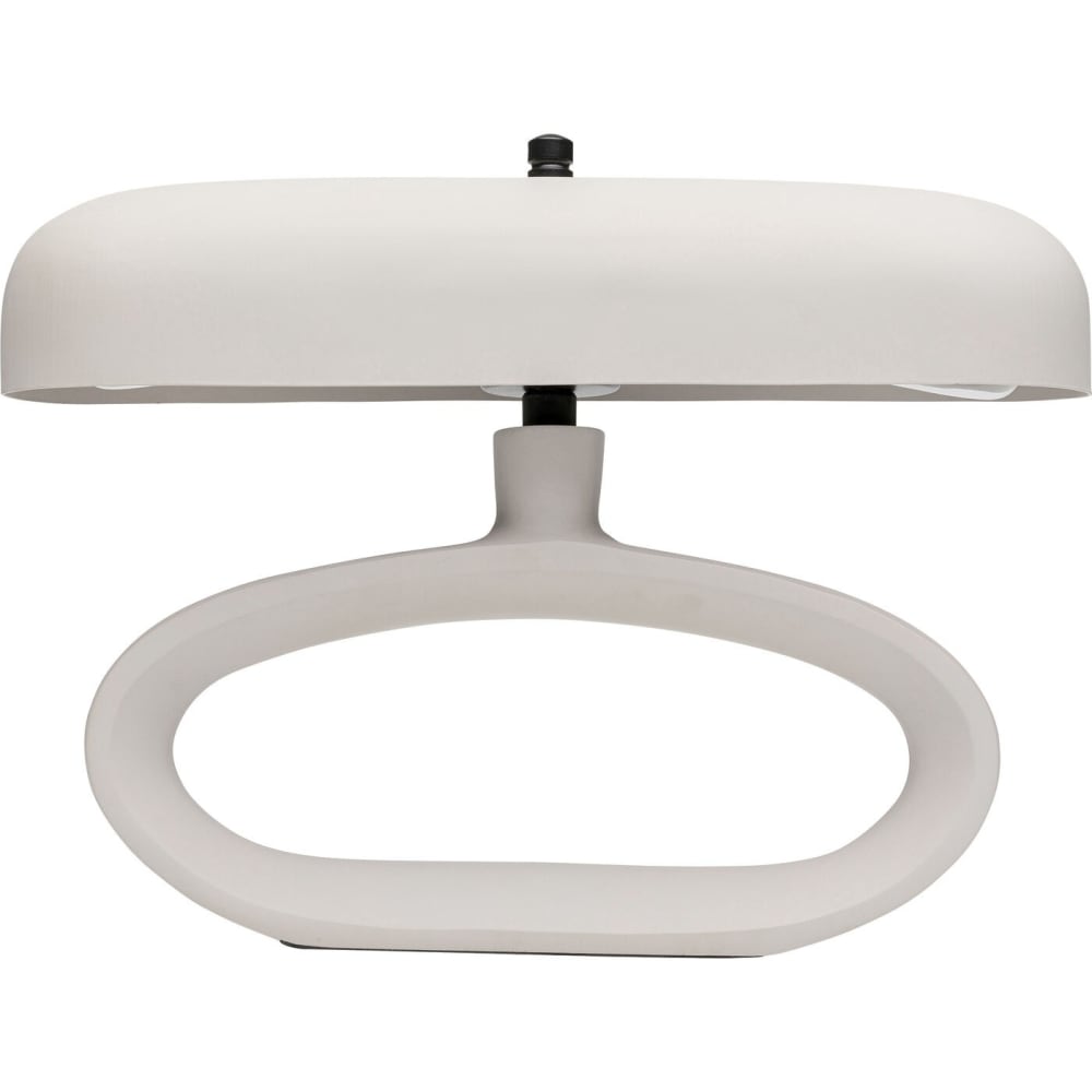 Kare Design Schmale Tischleuchte aus Stahl, beige, H26cm style vintage - Stahl