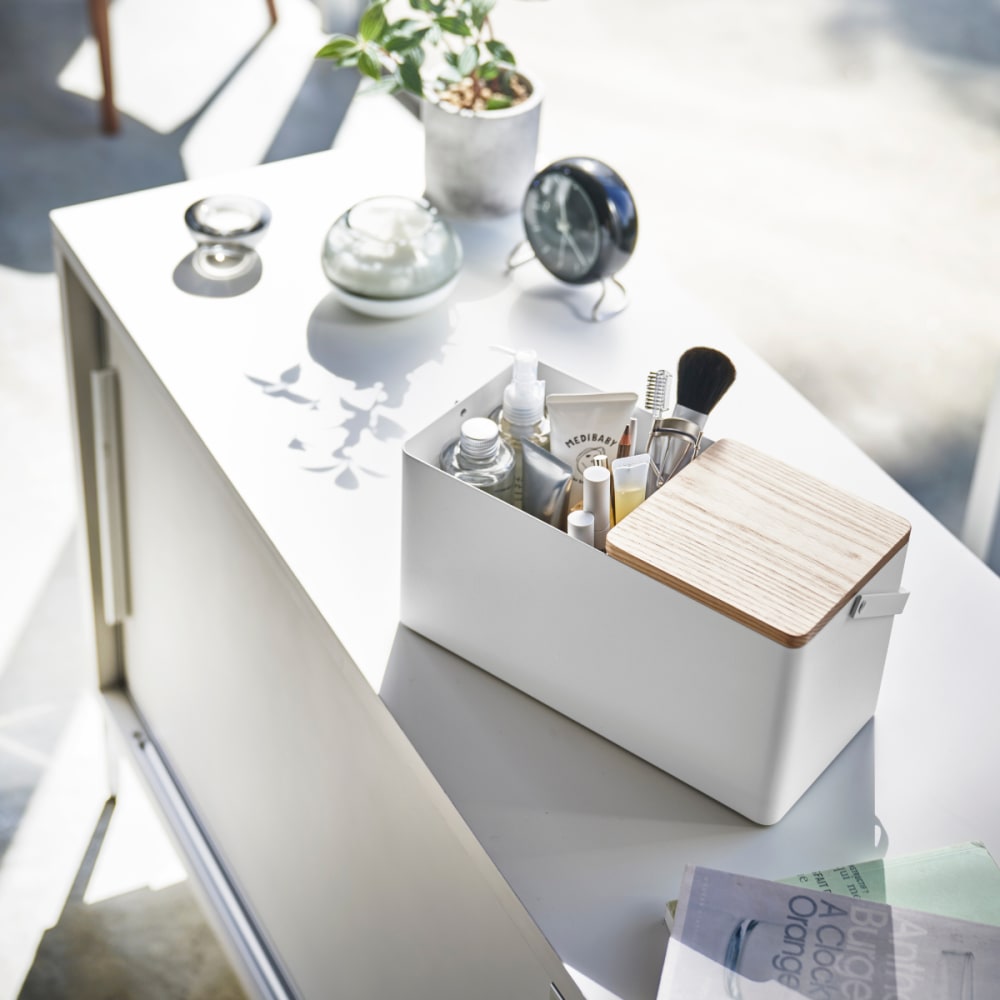 Boîte à maquillage L31 cm - Blanc - Maisons du Monde