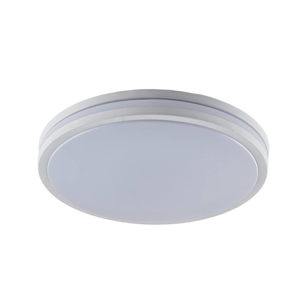 Lindby LED Deckenleuchte aus Kunststoff, weiß style modern - Pvc - Polyvinlychlorid