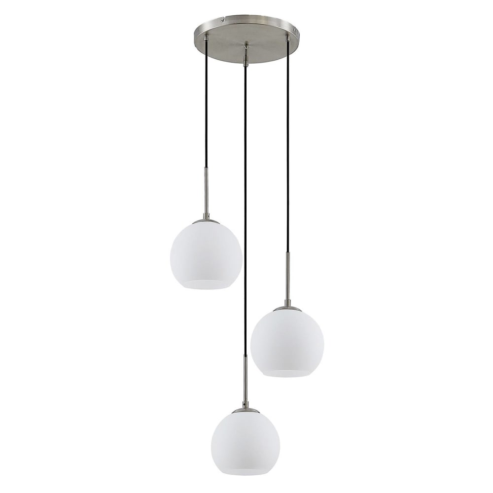 Lindby Pendelleuchte aus Glas, weiß style modern - Glas