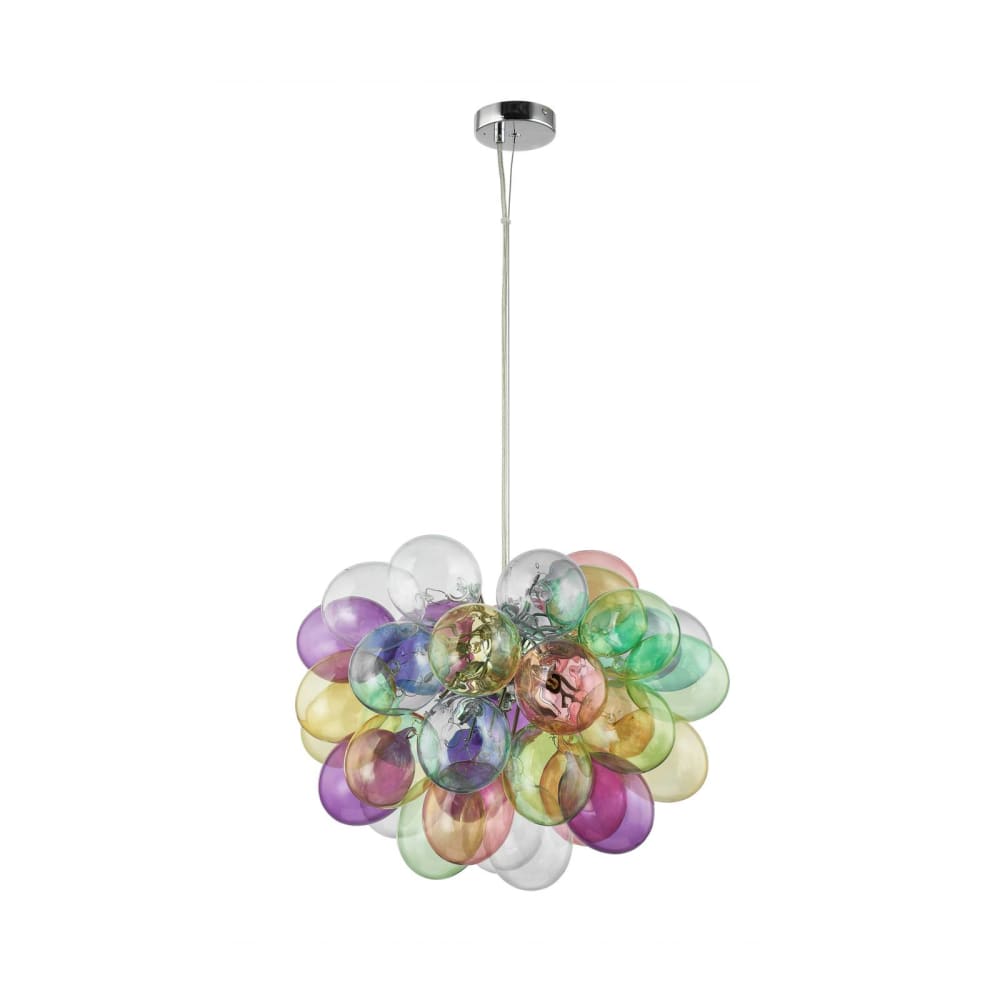 Lucande Pendelleuchte aus Glas, multicolour style modern Mehrfarbig Glas
