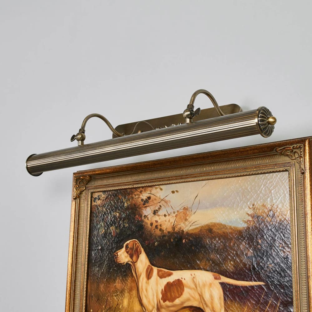 lampara de pared de metal bronce