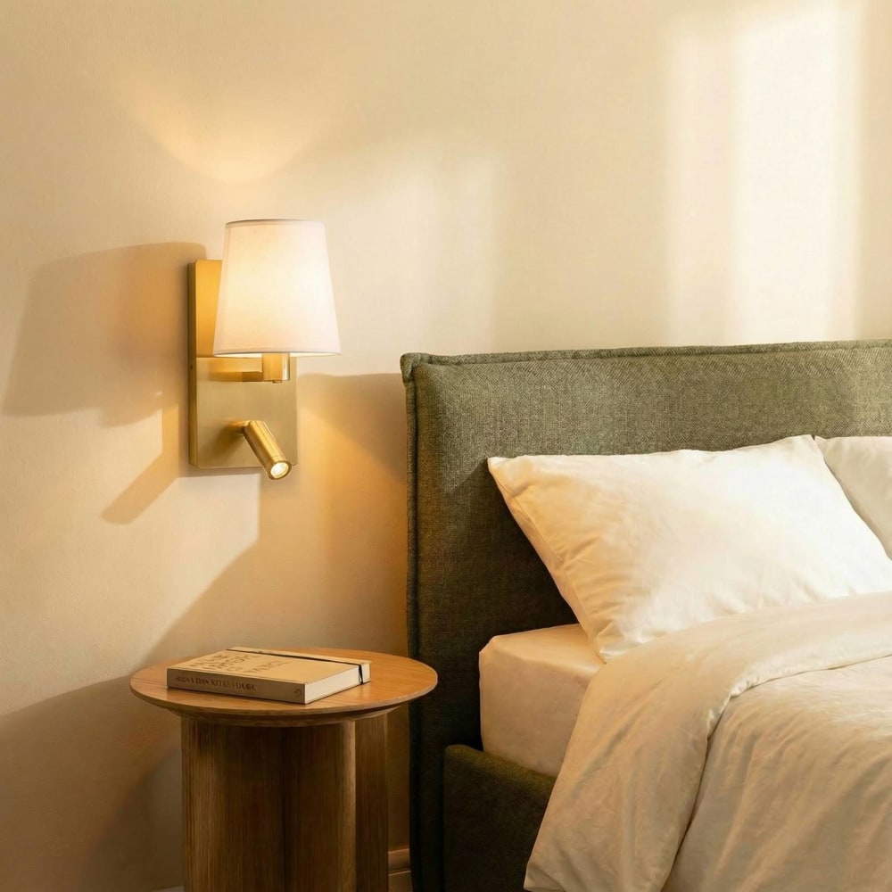 Applique murale tissu en textile doré - Maisons du Monde