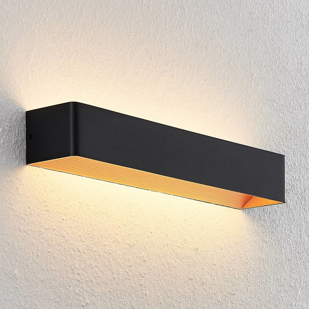 Applique murale led en aluminium noir - Maisons du Monde