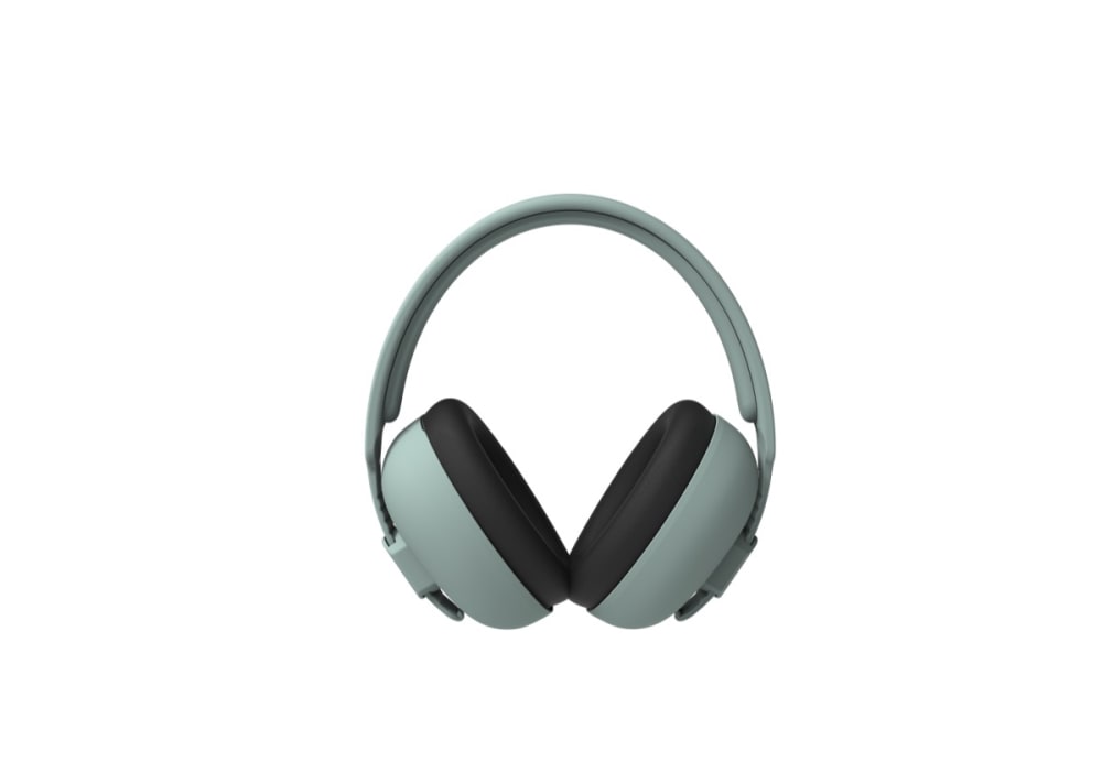 Kreafunk Casque réducteur de bruit kids hush vert - Pvc - Poly Chlorure De Vinyle