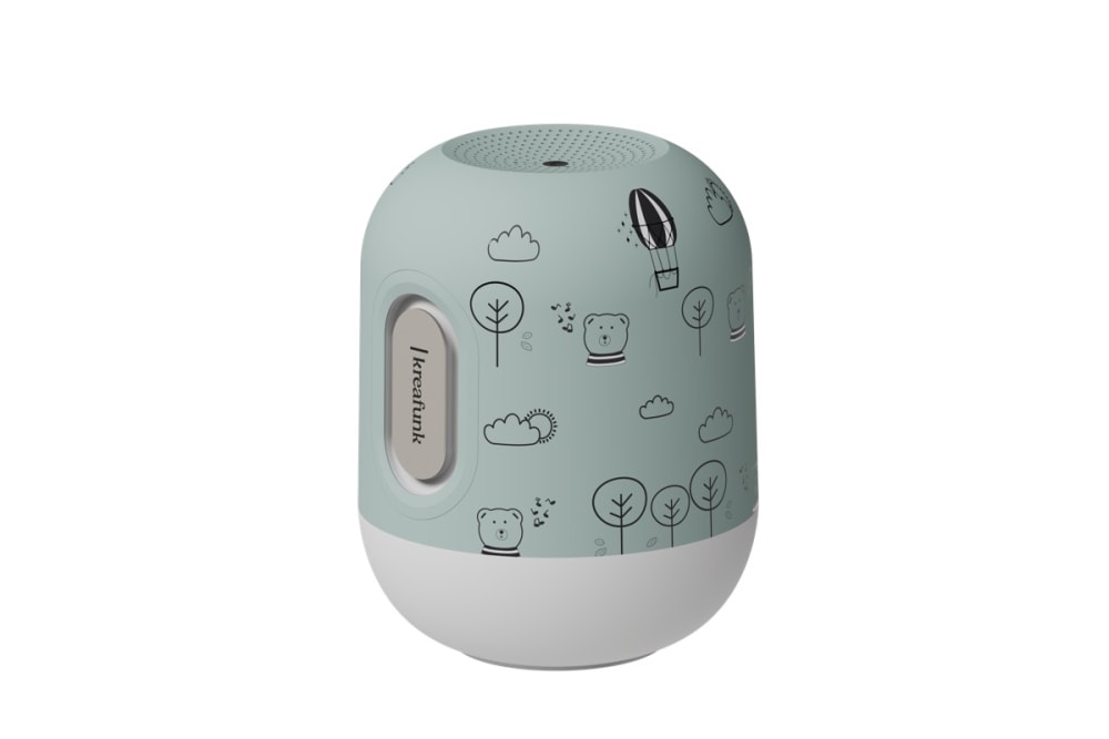 Enceinte bluetooth et - vert lampe