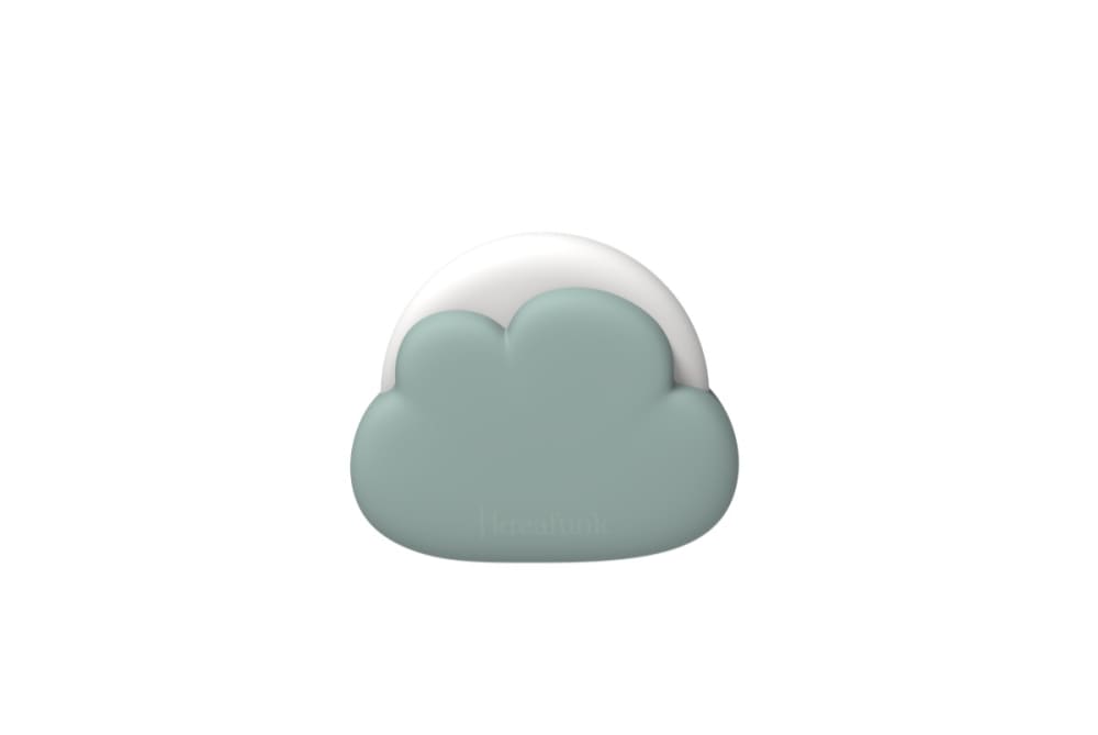 Kreafunk - Veilleuse kids cloudy vert