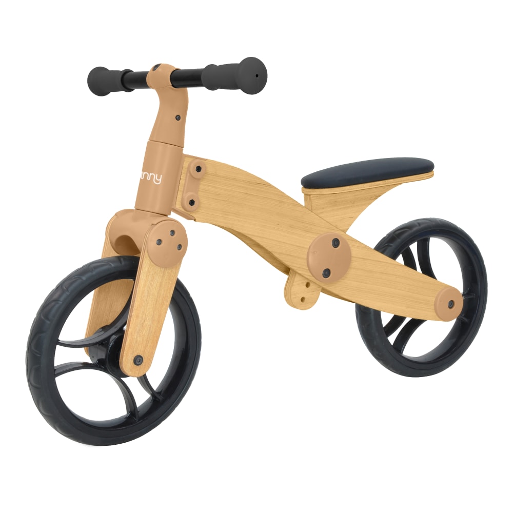 Draisienne avec panier, 2 roues en bois naturel  - 2 ans à 5 ans (Sunny) - Couverture