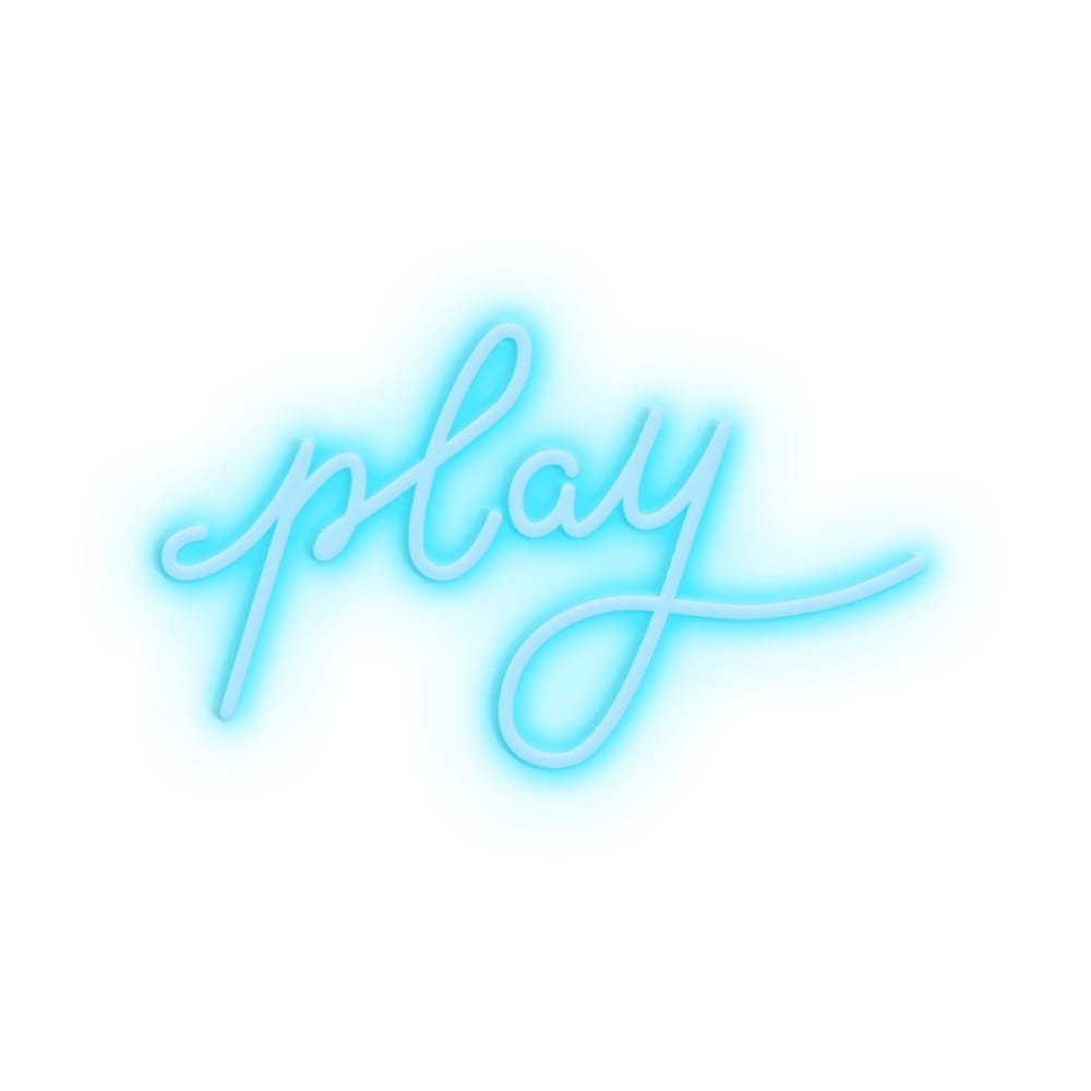 Eclairage néon play