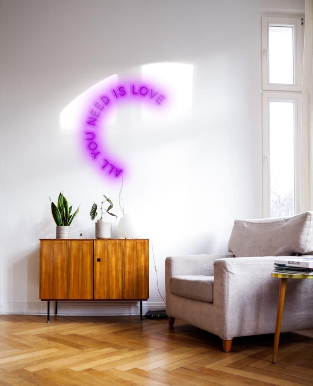 Eclairage néon all you need is love - Maisons du Monde