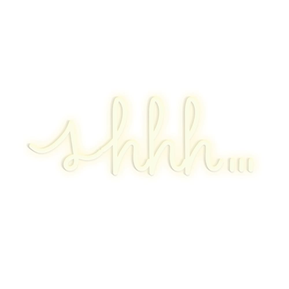 Eclairage néon shhh