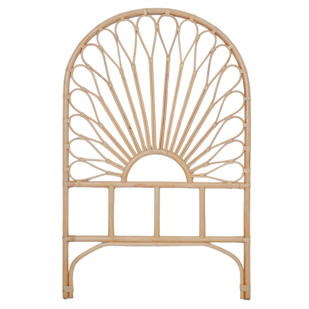 Tête de lit 90 en rotin naturel