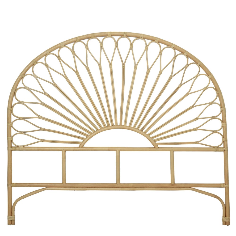 Tête de lit 160 en rotin naturel