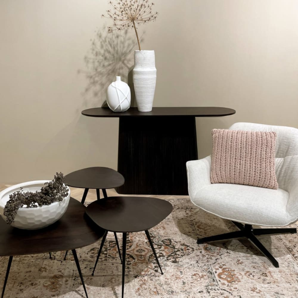 Konsole 140 cm aus braunem Massivholz - Maisons Du Monde