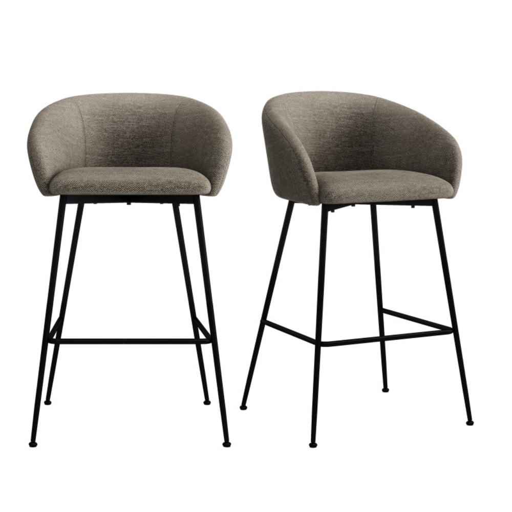 fauteuil de bar en tissu