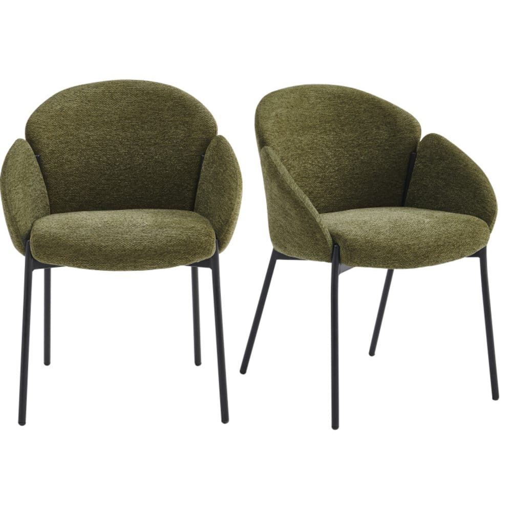 chaise en tissu luxury