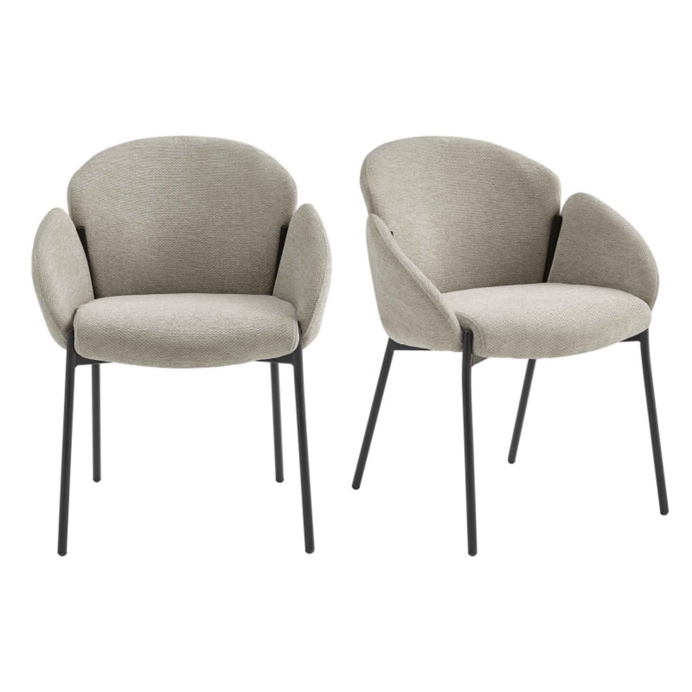 chaise en tissu luxury