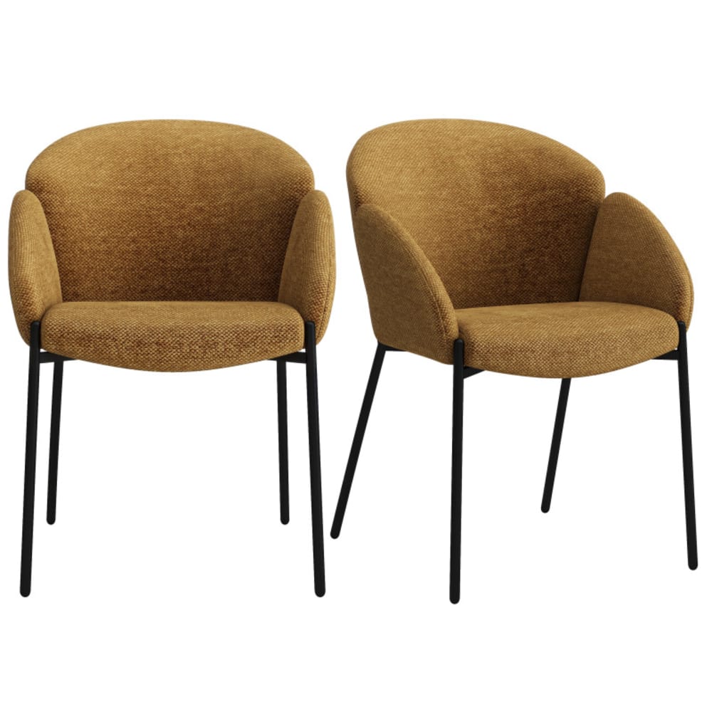 chaises en tissu luxury