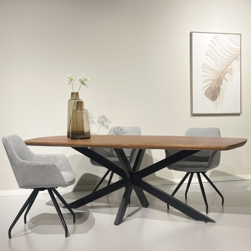Esstisch für 8/10 Personen 210 cm aus Massivholz - Maisons Du