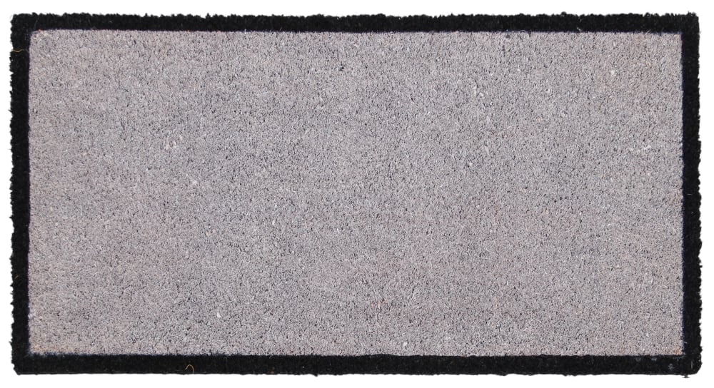 Carpet Living Fußmatte, kokosnussfaser, 40x75cm, mehrfarbig Schwarz Naturfasern