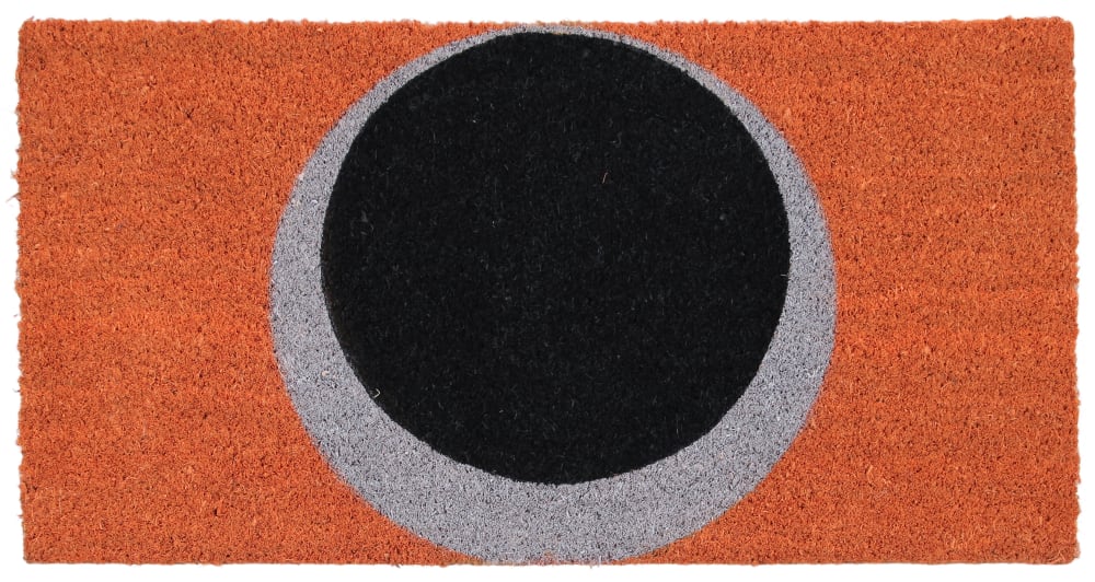 Carpet Living Fußmatte, kokosnussfaser, 40x75cm, mehrfarbig orange Naturfasern