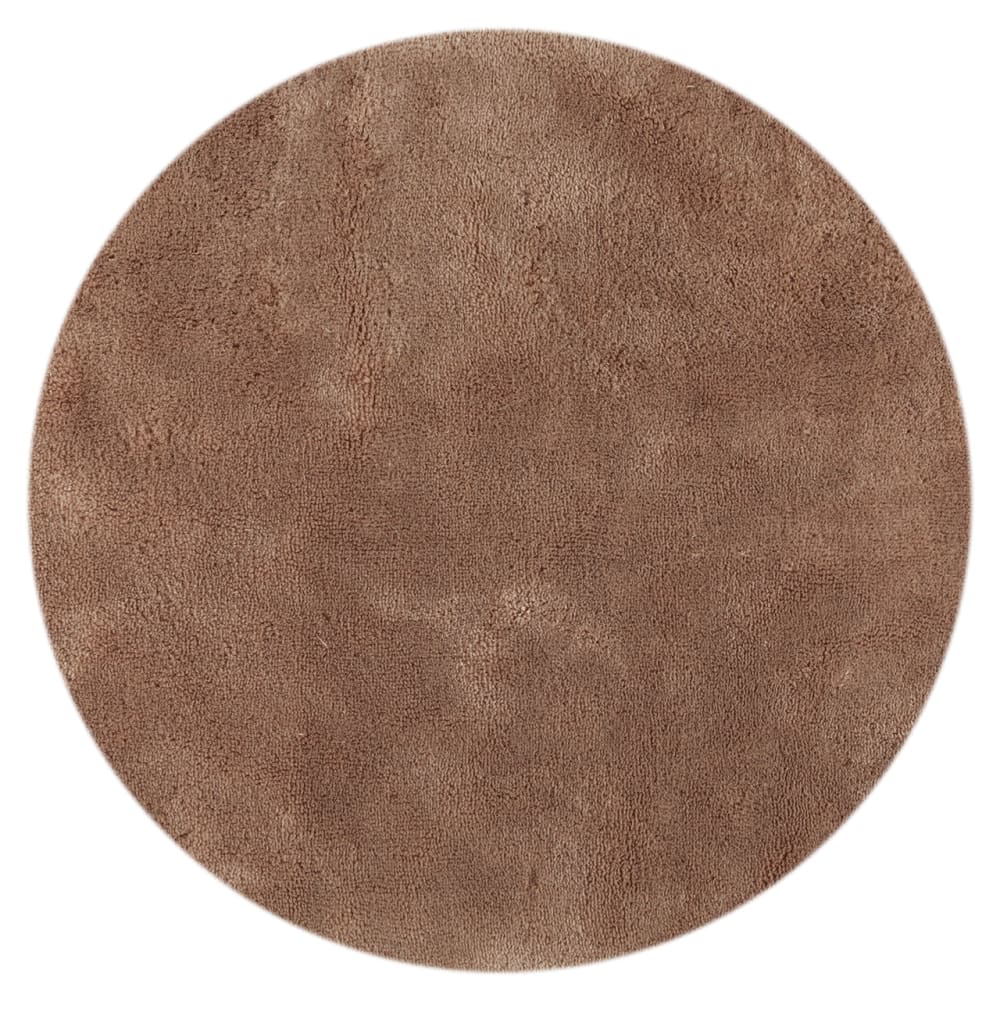 Carpet Living Runder shaggy teppich, 150x150cm, braun - Pes - Polyester