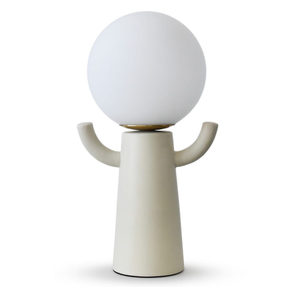 Millumine Lampe à poser céramique écru Beige
