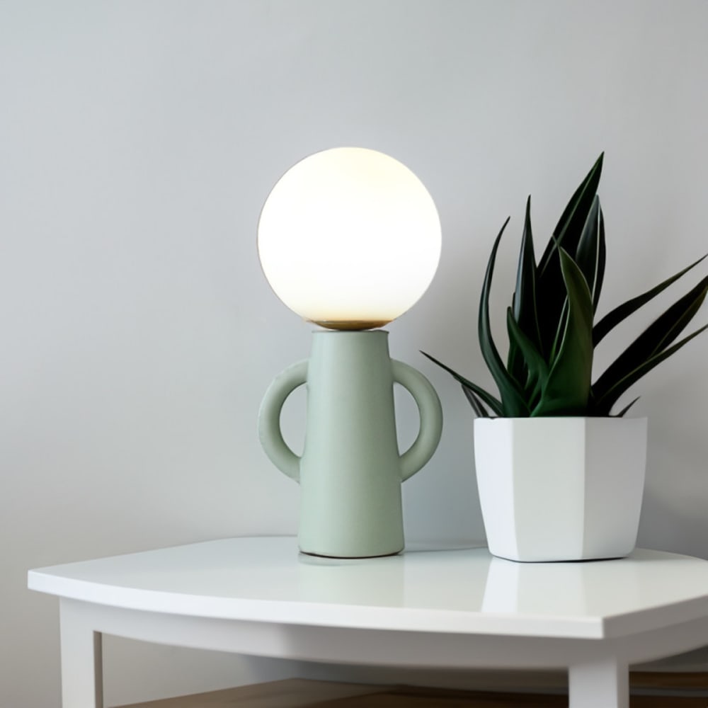 Lampe à poser céramique verte - Maisons du Monde