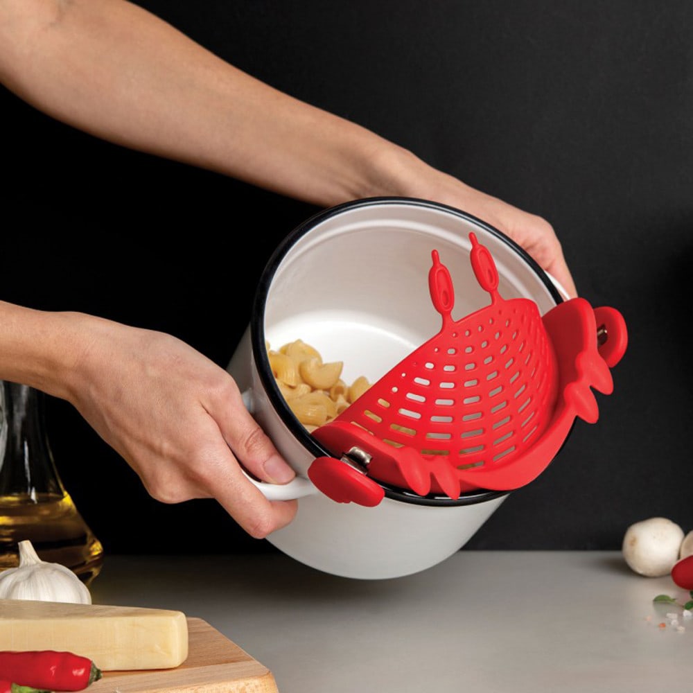 Passoire à clipser en silicone rouge - Maisons du Monde