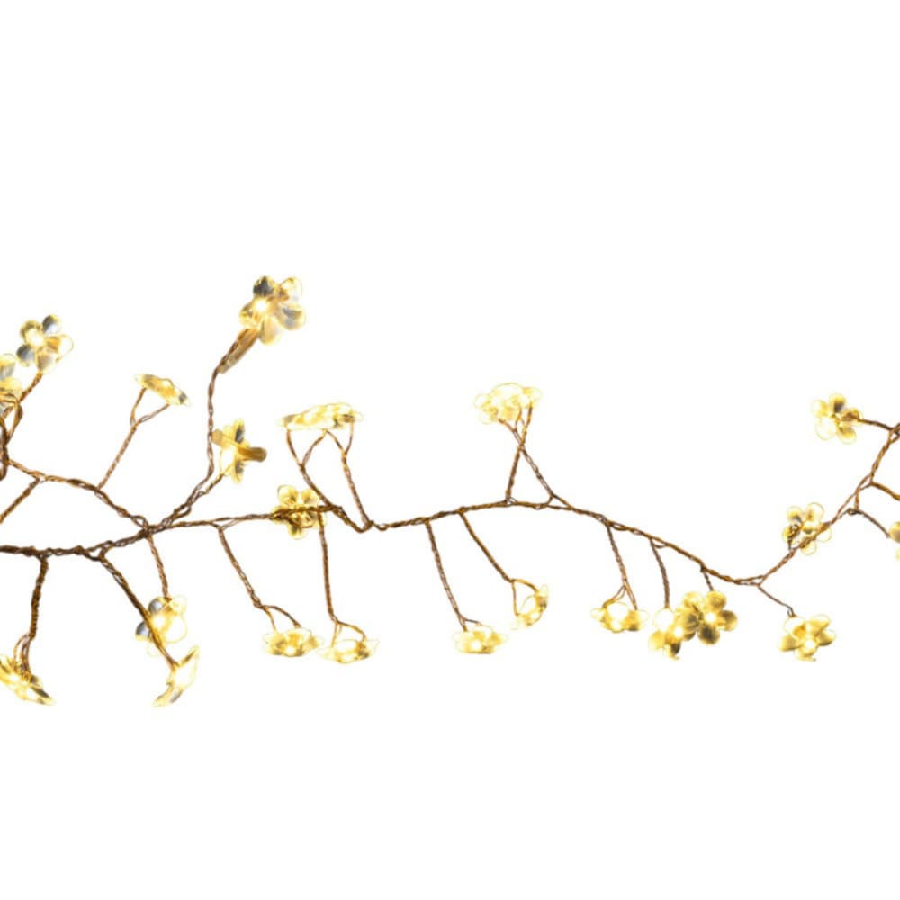 Guirlande micro led blanc chaud 2m