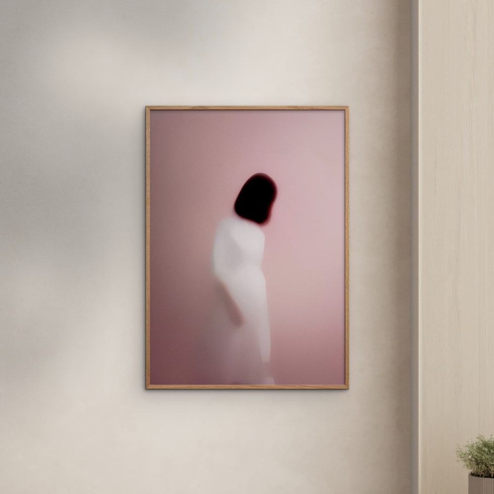 Affiche ''Wondering'' Cadre en Chêne - 50x70 cm