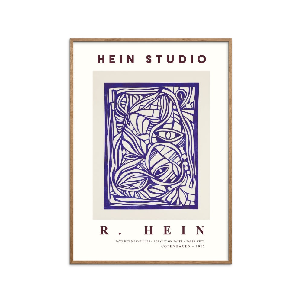 Affiche ''Wonderland no 02'' Cadre en Chêne - 70x100 cm