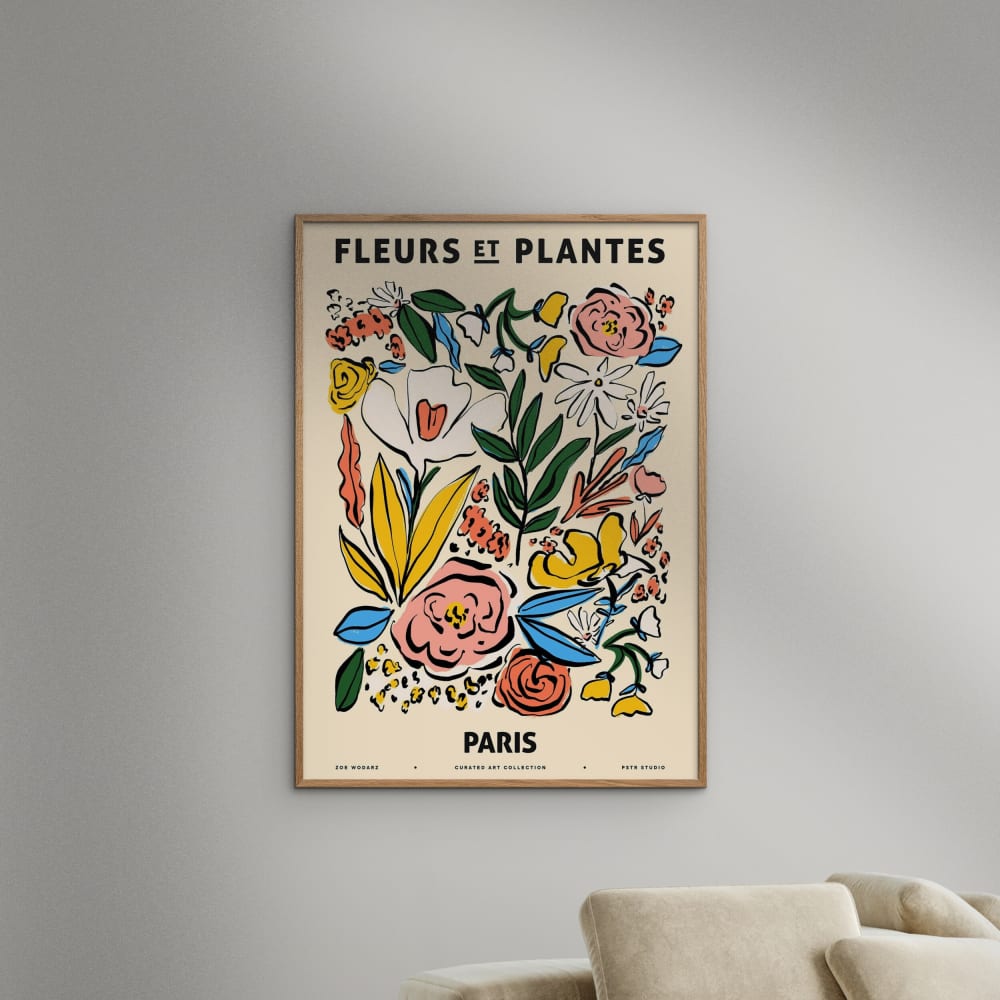Affiche ''Zoe - Fleurs et Plantes - Paris'' sans cadre  - 70 x 100 cm