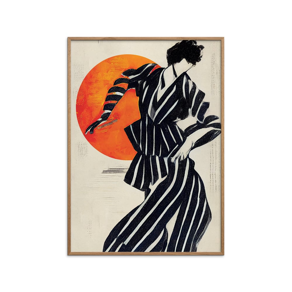 Affiche ''The dancer'' Cadre en Chêne - 70x100 cm