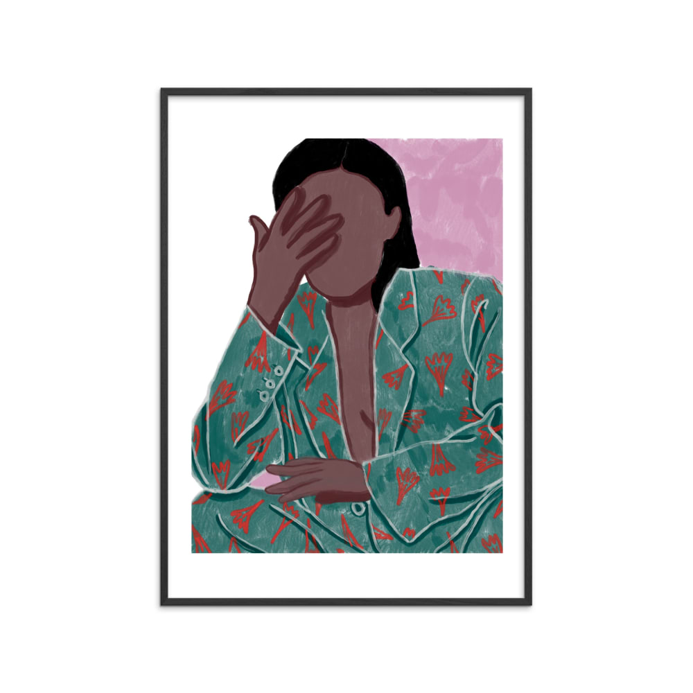 Affiche ''Saga'' Cadre noir - 50x70 cm