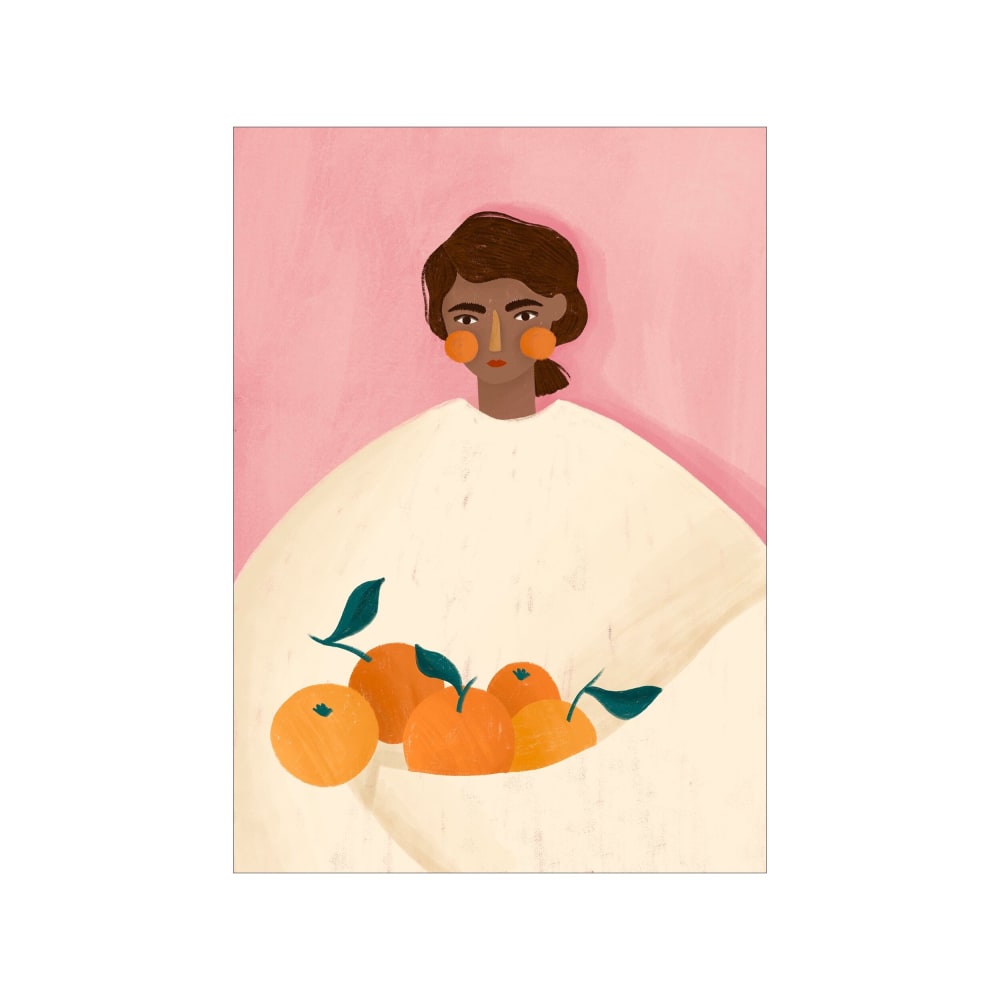 Affiche ''The Woman With the Oranges'' sans cadre  - 70 x 100 cm