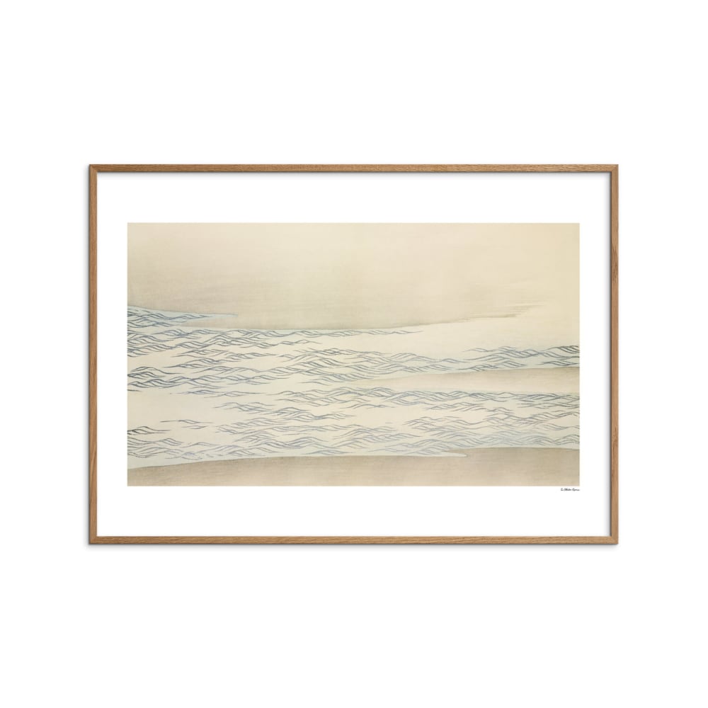 Affiche ''La Collection Japonaise - 06'' Cadre en Chêne - 30x40 cm