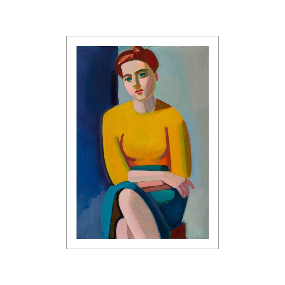 Affiche ''Portrait of Hanne Wilhelm Hansen'' sans cadre  - 30 x 40 cm