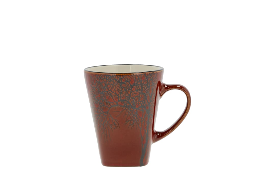 Mug en grès ambre
