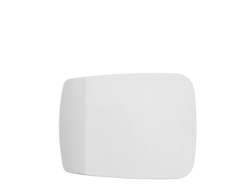 Plat à beurre en plastique blanc
