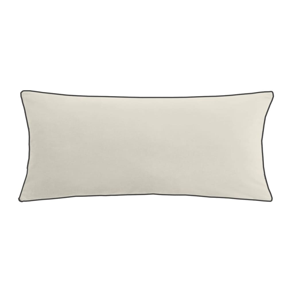 Today Einfaches rechteckiges Kissen Polyester 40x90 cm Weiß Baumwolle