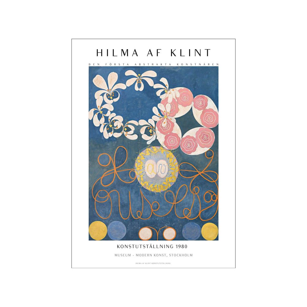 Affiche ''Hilma af Klint - Art exhibition III'' sans cadre, 70 x 100 cm