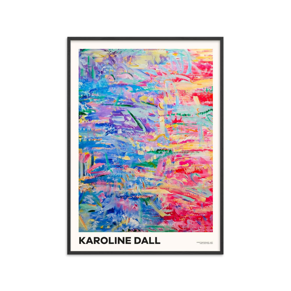 Affiche ''Contemporary Art Collection — 07'' Cadre noir - 50x70 cm