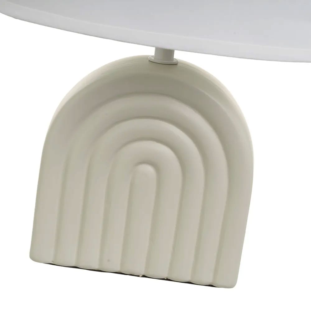Lampe à poser céramique beige 23x13x31cm — vue 4