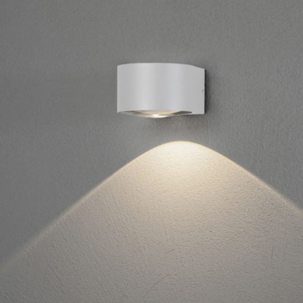 Applique extérieure led bas métal blanc - Maisons du Monde