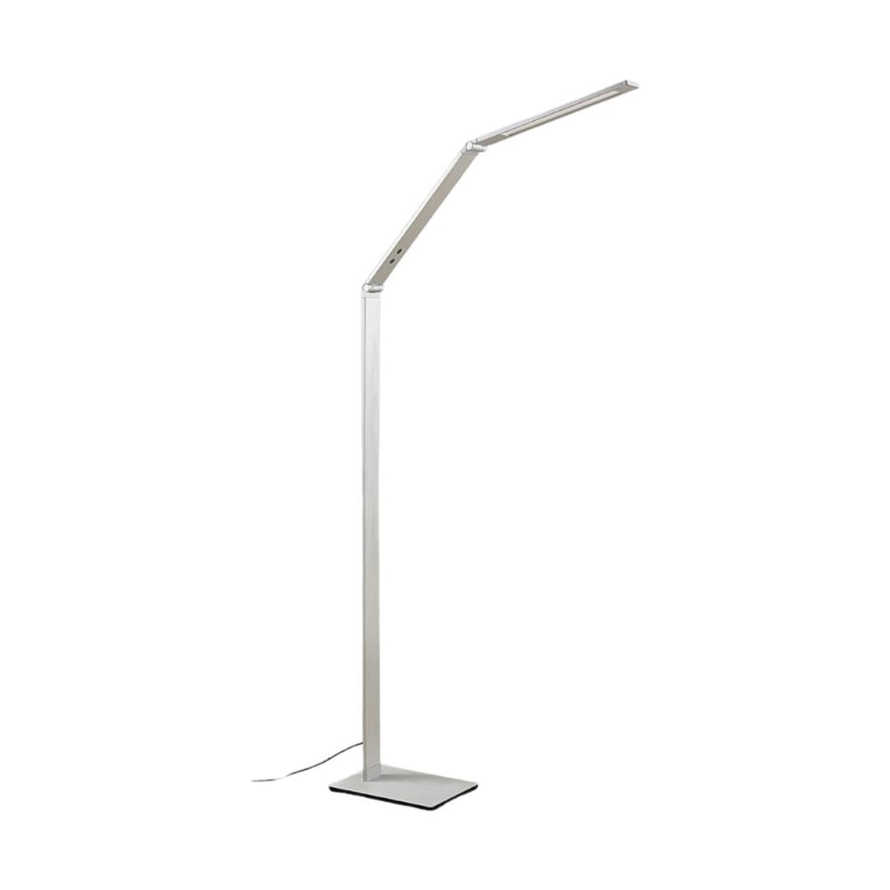 LED Stehlampe aus Aluminium, grau - Maisons Du Monde