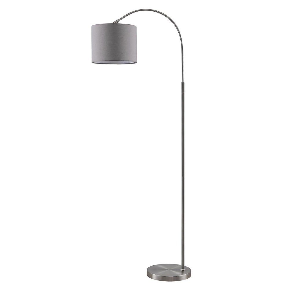Stehlampe (Bogenleuchte) Aus Metall, Grau